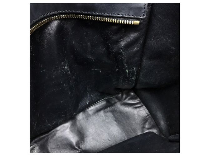 Céline Borsa tote della serie Luggage Micro Shopper CELINE Nero Beige - vista 11