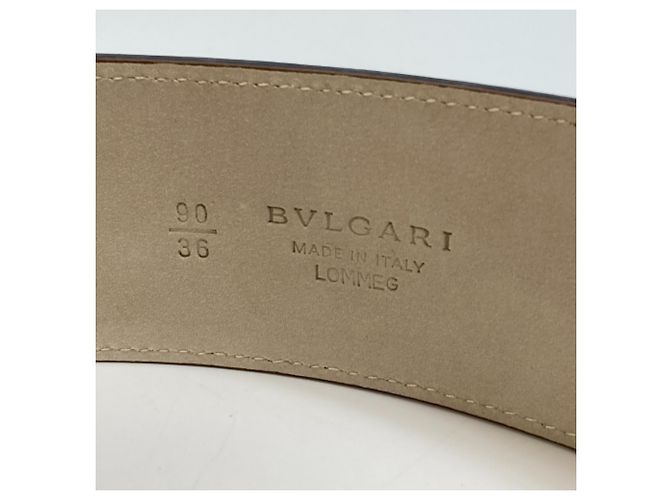 Bulgari Bvlgari Bvlgari Ledergürtel Dunkelbraun - Ansicht 15
