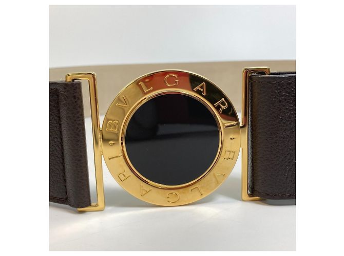 Bulgari Bvlgari Bvlgari Ledergürtel Dunkelbraun - Ansicht 2