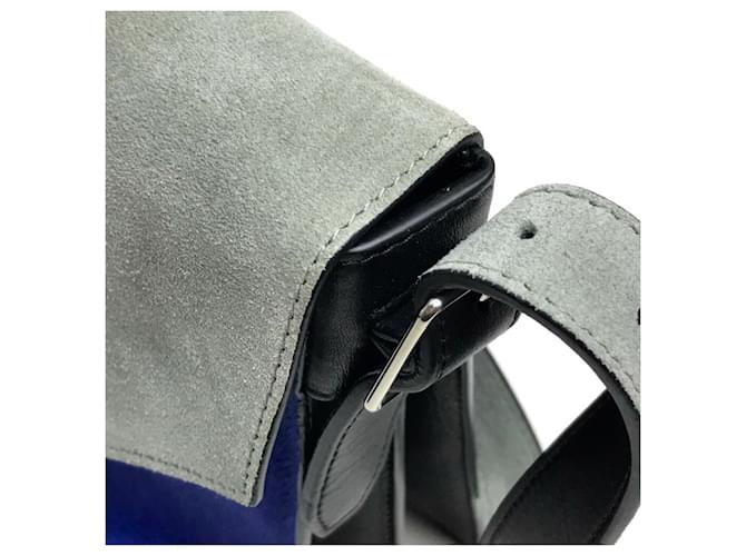 Céline Clutch e borsa a spalla Celine Diamond Marrone Nero Blu - vista 6