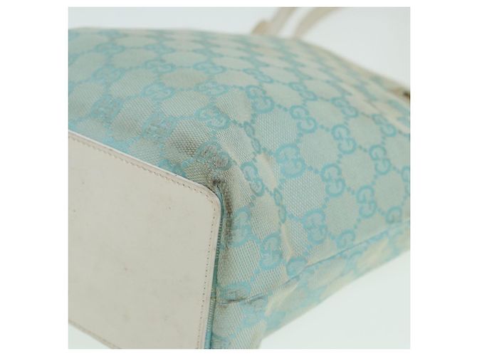 Bolso de Hombro GG Canvas GUCCI Azul Blanco 002 1099 Auth 82826 - vista 14