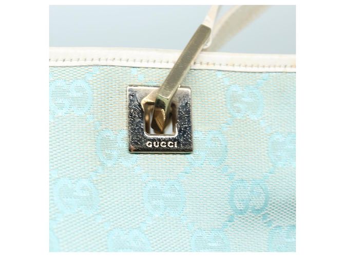 Bolso de Hombro GG Canvas GUCCI Azul Blanco 002 1099 Auth 82826 - vista 17