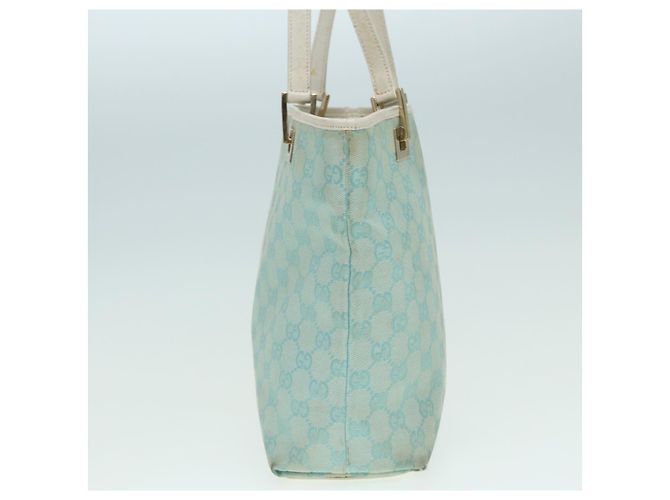 Bolso de Hombro GG Canvas GUCCI Azul Blanco 002 1099 Auth 82826 - vista 3