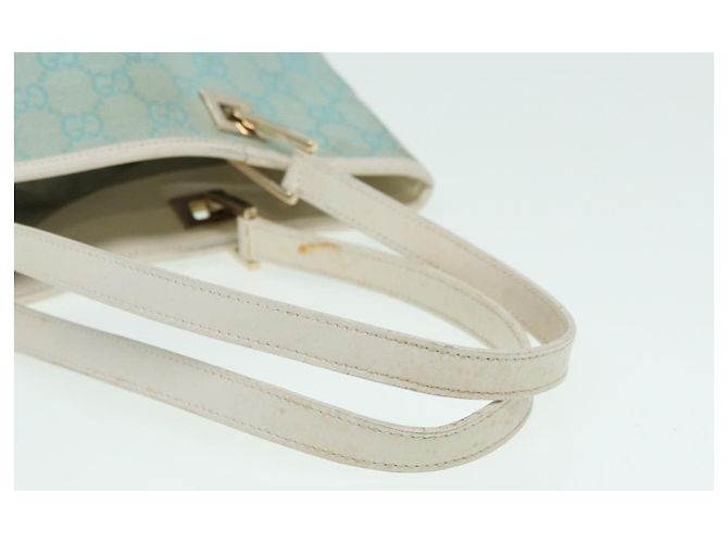 Bolso de Hombro GG Canvas GUCCI Azul Blanco 002 1099 Auth 82826 - vista 7