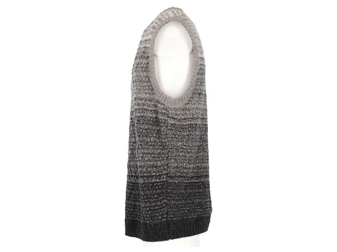 Emanuel Ungaro Ungaro grauer schattierter Strickwesten - 2000er - Ansicht 2