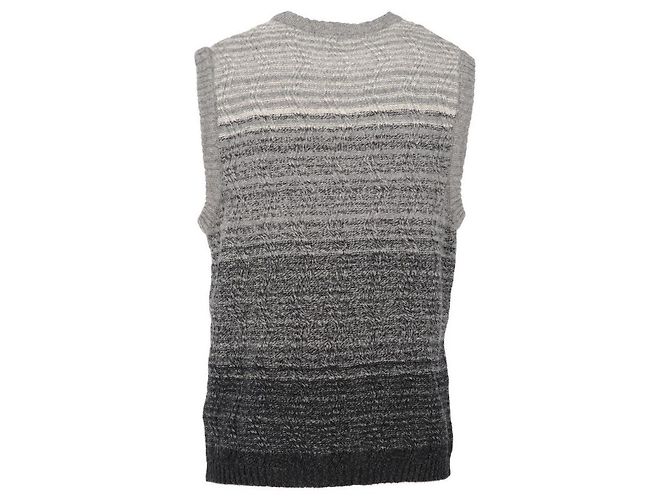 Emanuel Ungaro Ungaro grauer schattierter Strickwesten - 2000er - Ansicht 3