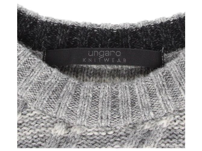 Emanuel Ungaro Ungaro grauer schattierter Strickwesten - 2000er - Ansicht 4