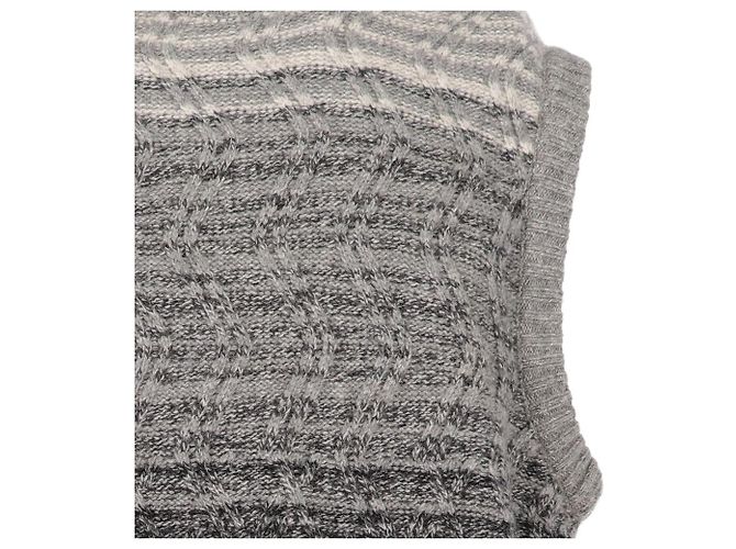 Emanuel Ungaro Ungaro grauer schattierter Strickwesten - 2000er - Ansicht 5
