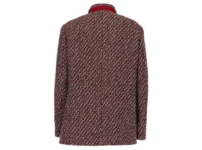 Chaqueta de lana burdeos Etro - Años 2000 - vista 2