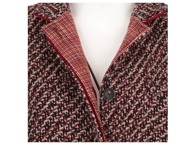Chaqueta de lana burdeos Etro - Años 2000 - vista 5