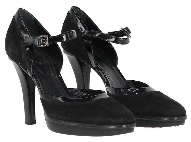 Décolleté in suede nero Tod's - Anni 2010 - vista 2
