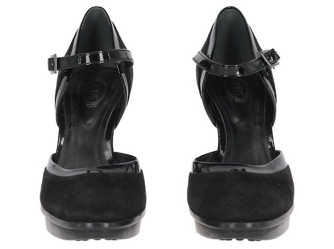 Décolleté in suede nero Tod's - Anni 2010 - vista 4