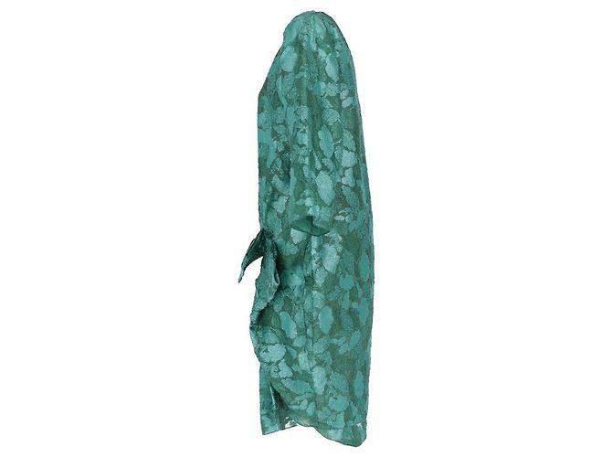 Vestido de seda verde reciclado de Lanvin - Años 2010 - vista 3