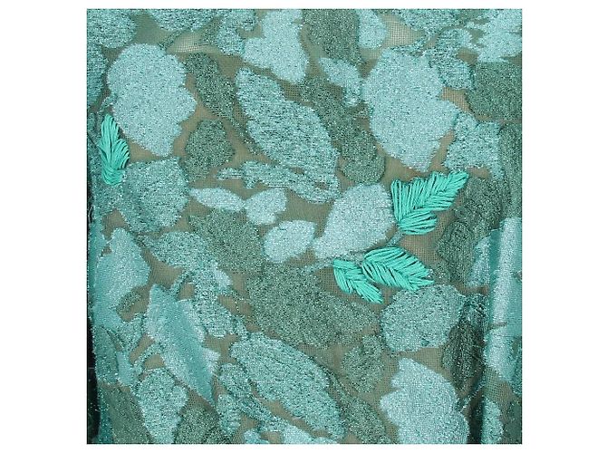 Vestido de seda verde reciclado de Lanvin - Años 2010 - vista 6