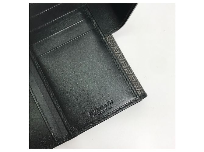 Bulgari Cartera larga Bvlgari gris Castaño - vista 9