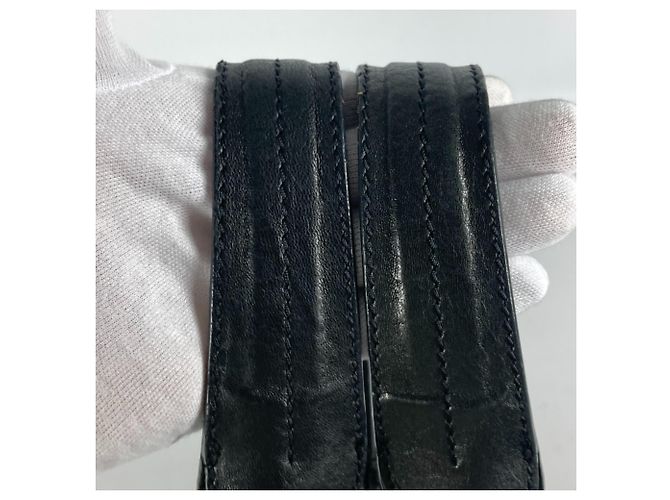 Borsa a spalla Chanel CC Coco Mark W con catena Nero - vista 14