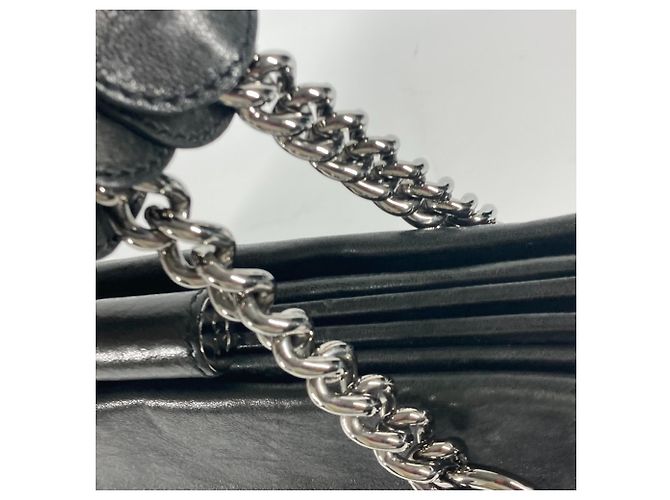 Borsa a spalla Chanel CC Coco Mark W con catena Nero - vista 17