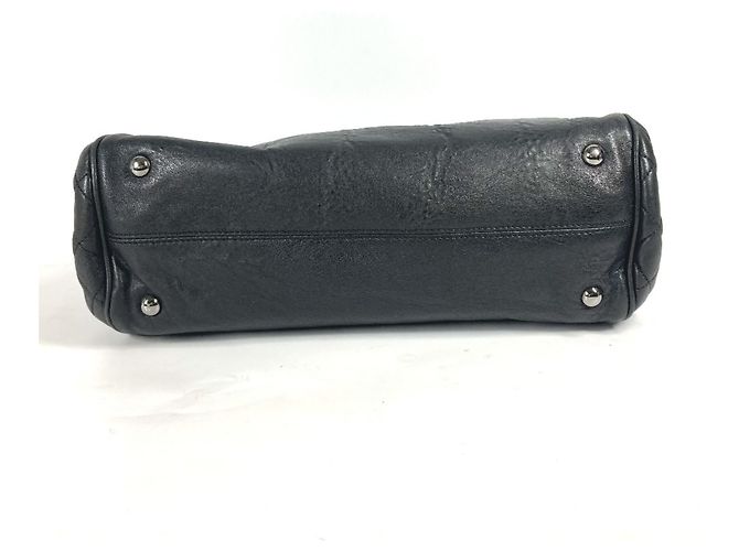 Borsa a spalla Chanel CC Coco Mark W con catena Nero - vista 4