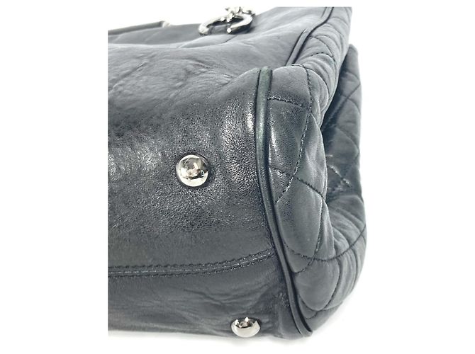 Borsa a spalla Chanel CC Coco Mark W con catena Nero - vista 6