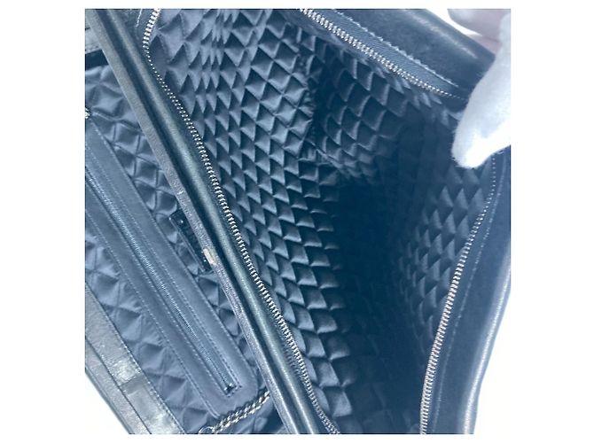 Borsa a spalla Chanel CC Coco Mark W con catena Nero - vista 8