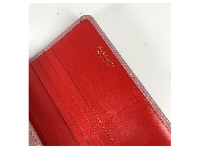 Bulgari Cartera larga de cuero rosa Bvlgari - vista 12