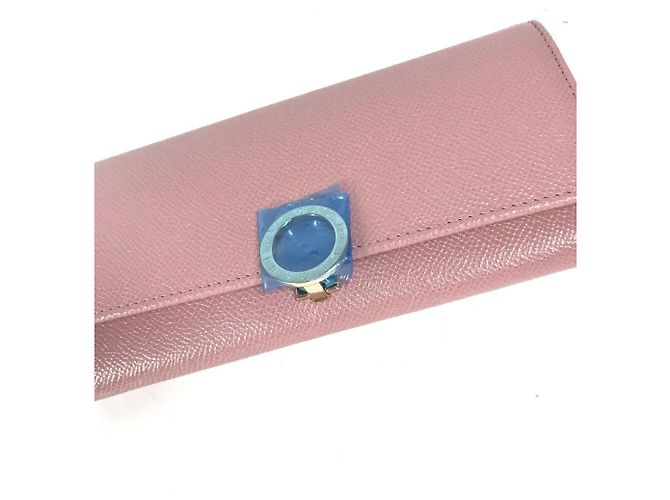 Bulgari Cartera larga de cuero rosa Bvlgari - vista 2