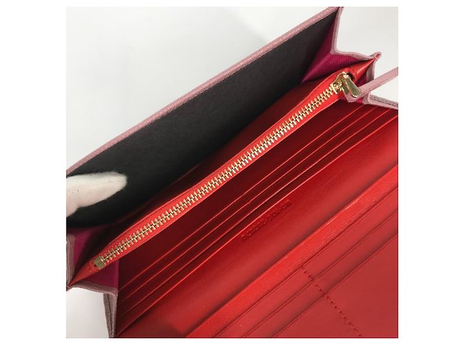 Bulgari Cartera larga de cuero rosa Bvlgari - vista 7