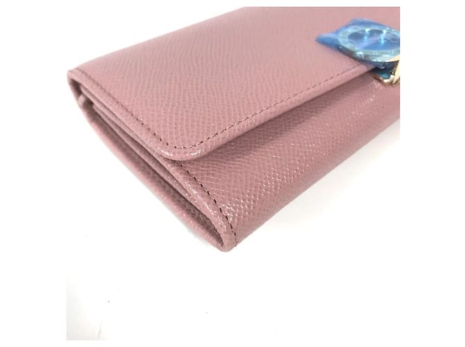 Bulgari Cartera larga de cuero rosa Bvlgari - vista 8