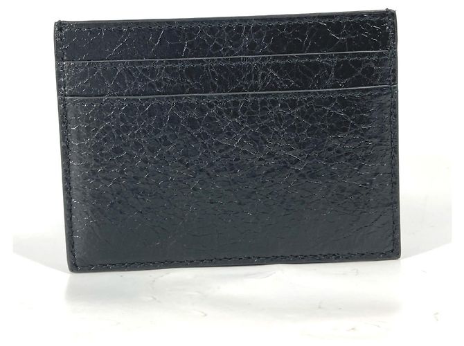 Tarjetero de cuero negro Balenciaga - vista 2
