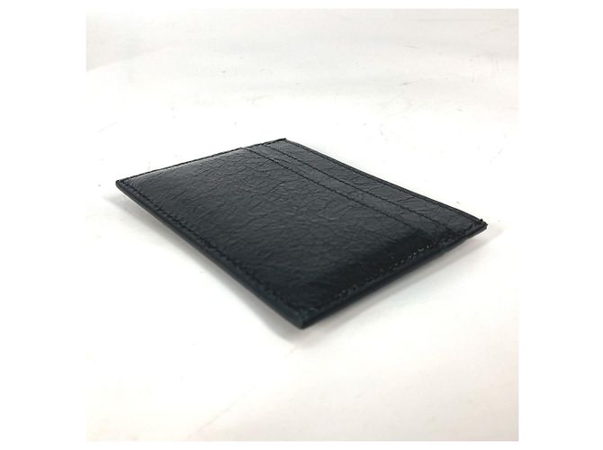 Tarjetero de cuero negro Balenciaga - vista 4