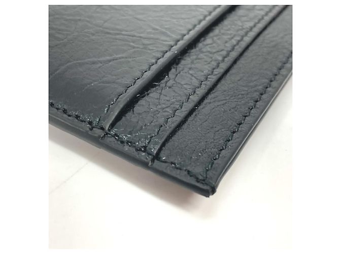 Tarjetero de cuero negro Balenciaga - vista 6