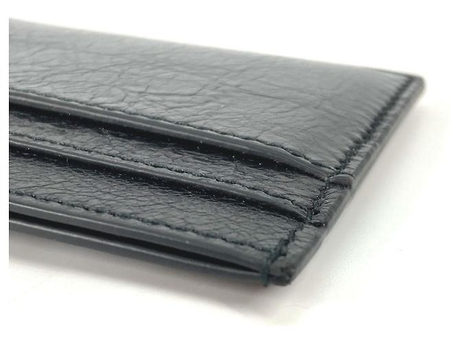Tarjetero de cuero negro Balenciaga - vista 7