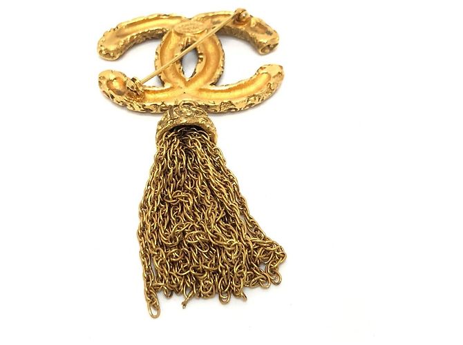 Spilla Lava Coco Mark 93A di Chanel D'oro - vista 4
