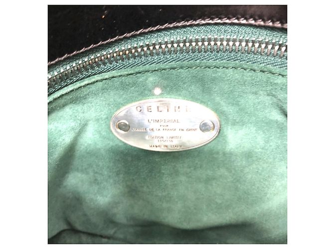 Céline Borsa a spalla in nastro Celine 115 130 Nero - vista 11