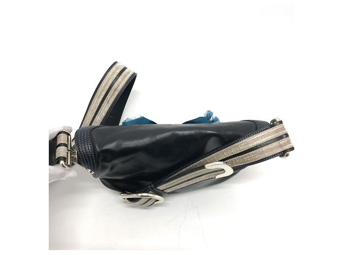 Céline Borsa a spalla in nastro Celine 115 130 Nero - vista 2