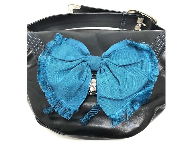 Céline Borsa a spalla in nastro Celine 115 130 Nero - vista 3