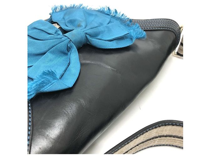 Céline Borsa a spalla in nastro Celine 115 130 Nero - vista 4