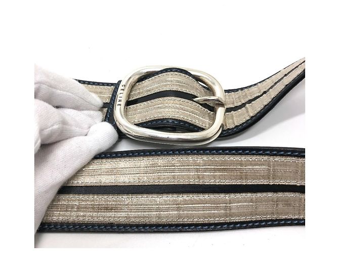 Céline Borsa a spalla in nastro Celine 115 130 Nero - vista 7