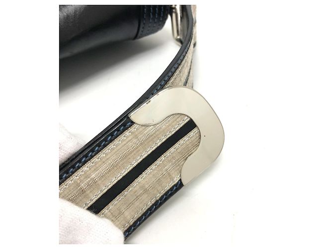 Céline Borsa a spalla in nastro Celine 115 130 Nero - vista 8