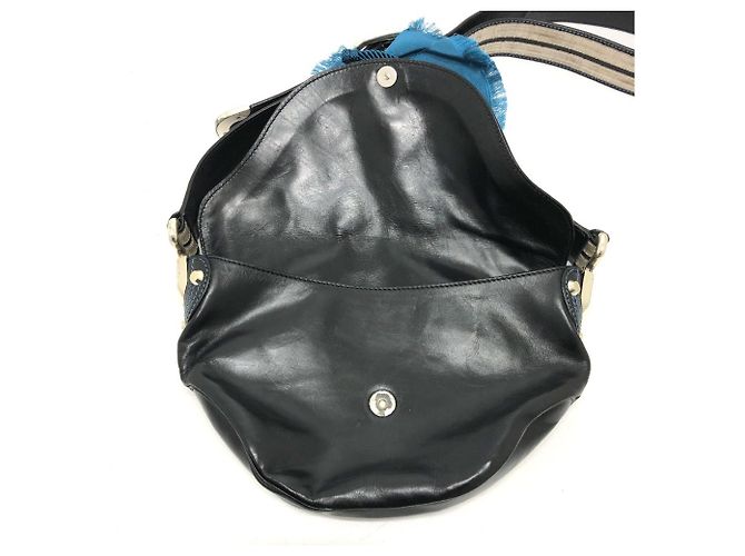 Céline Borsa a spalla in nastro Celine 115 130 Nero - vista 9