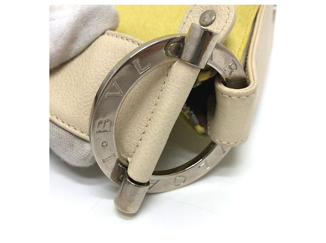 Bulgari Borsa a spalla Bvlgari B.ZERO in pelle gialla Giallo - vista 6