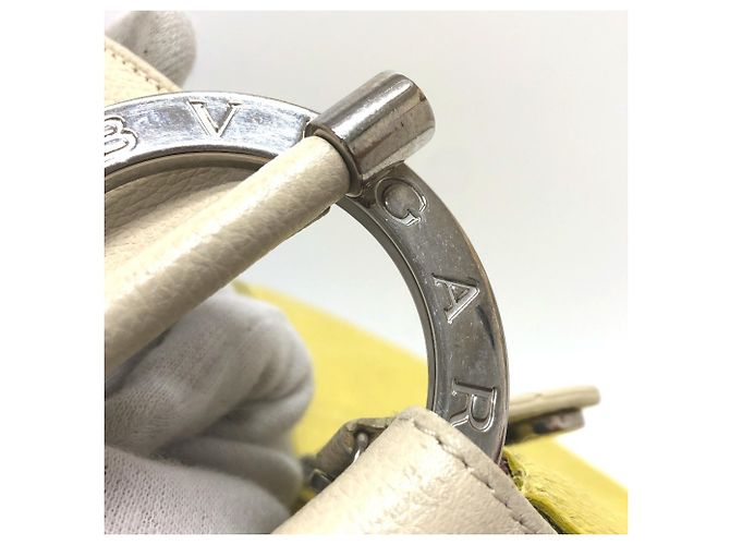 Bulgari Borsa a spalla Bvlgari B.ZERO in pelle gialla Giallo - vista 7