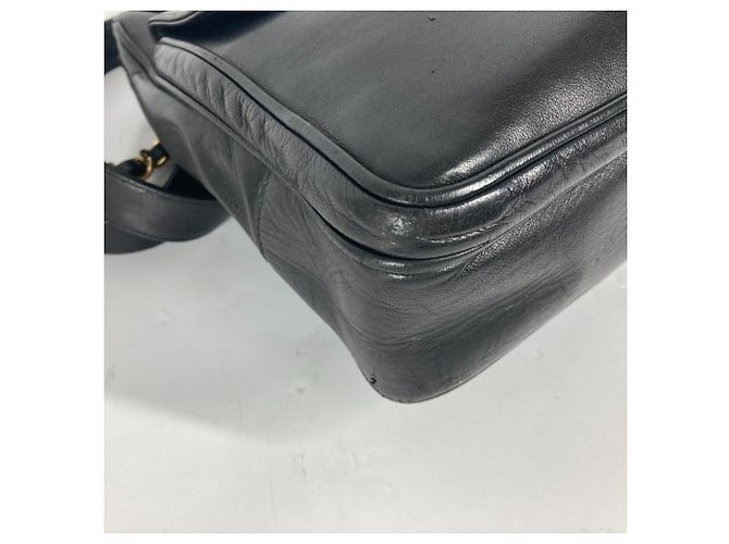 Borsa a spalla grande Chanel CC Coco Mark W con catena Nero - vista 14