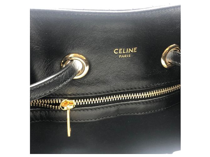 Céline Celine Small C Charm Rucksack Schwarz - Ansicht 5