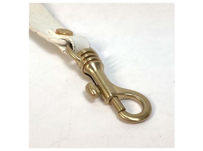 Céline Celine Triomphe Leather Dog Leash White - view 11