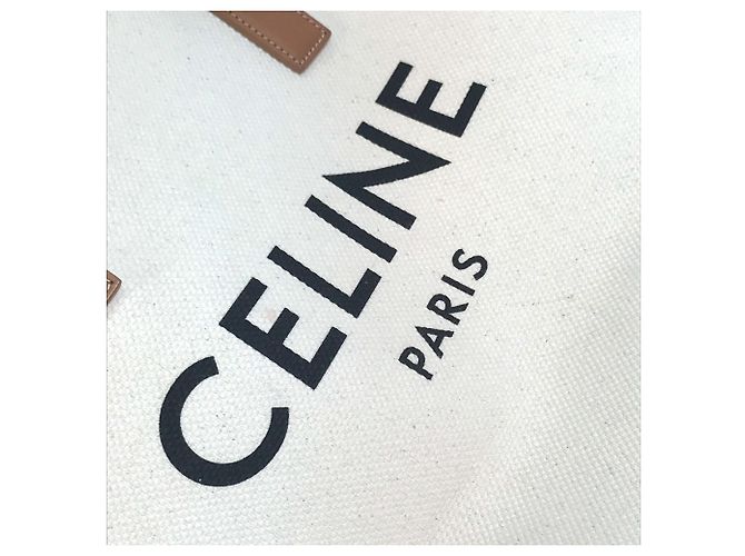 Cabas Céline Bolso Tote Celine Beige - vista 15