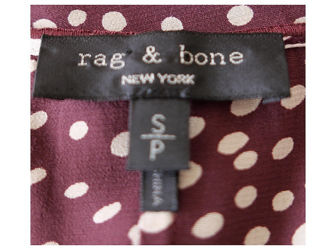 Rag & Bone Rag & Done Dirdre Polka-Dot Slipkleid Braun - Ansicht 6