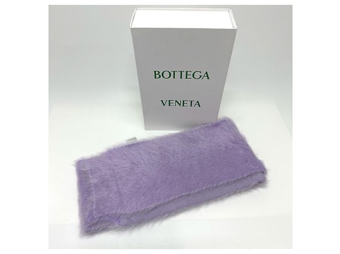 Sciarpa doppia in mohair Bottega Veneta Porpora - vista 10