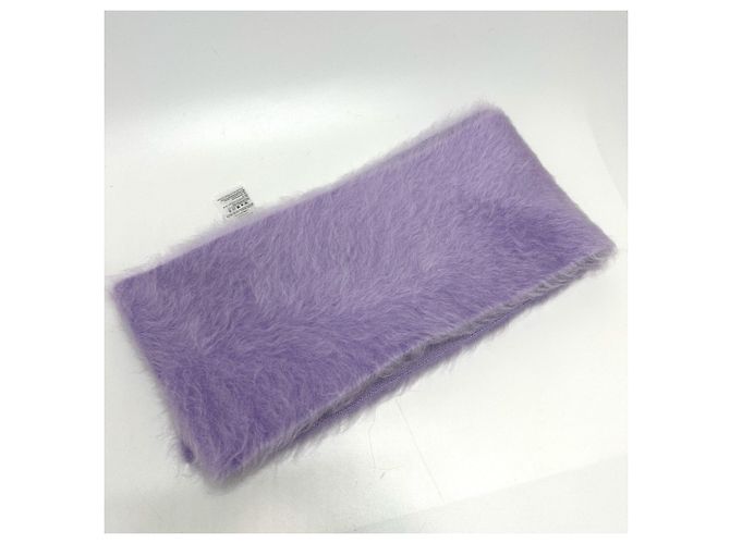 Sciarpa doppia in mohair Bottega Veneta Porpora - vista 2