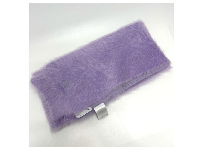 Sciarpa doppia in mohair Bottega Veneta Porpora - vista 3